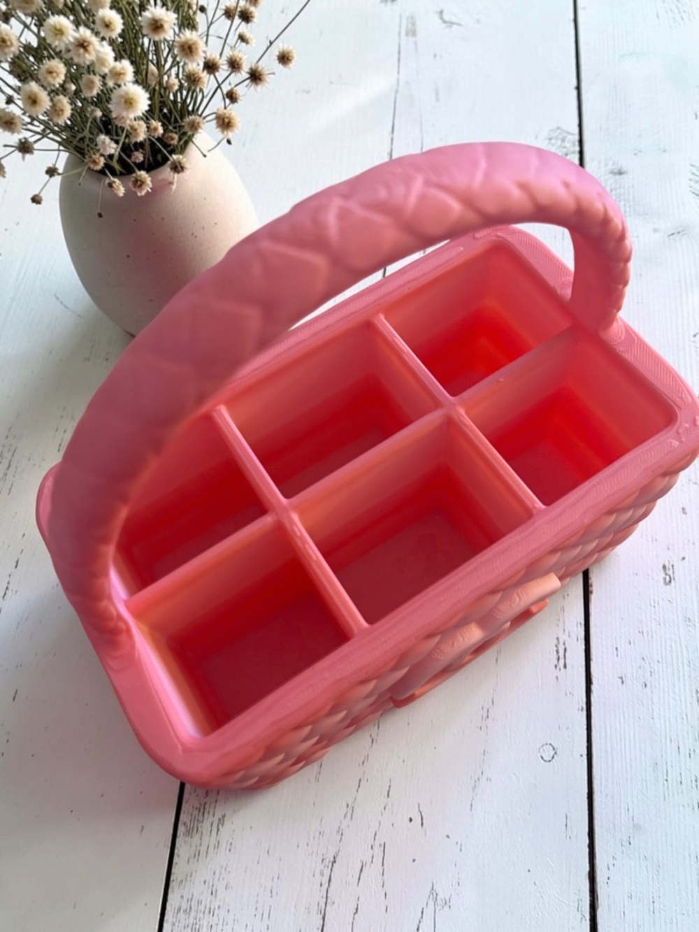 3D Handcrafted CC Caddy Organizer – Pink Ombré Decor & Storage NEW - Picture 4 of 10